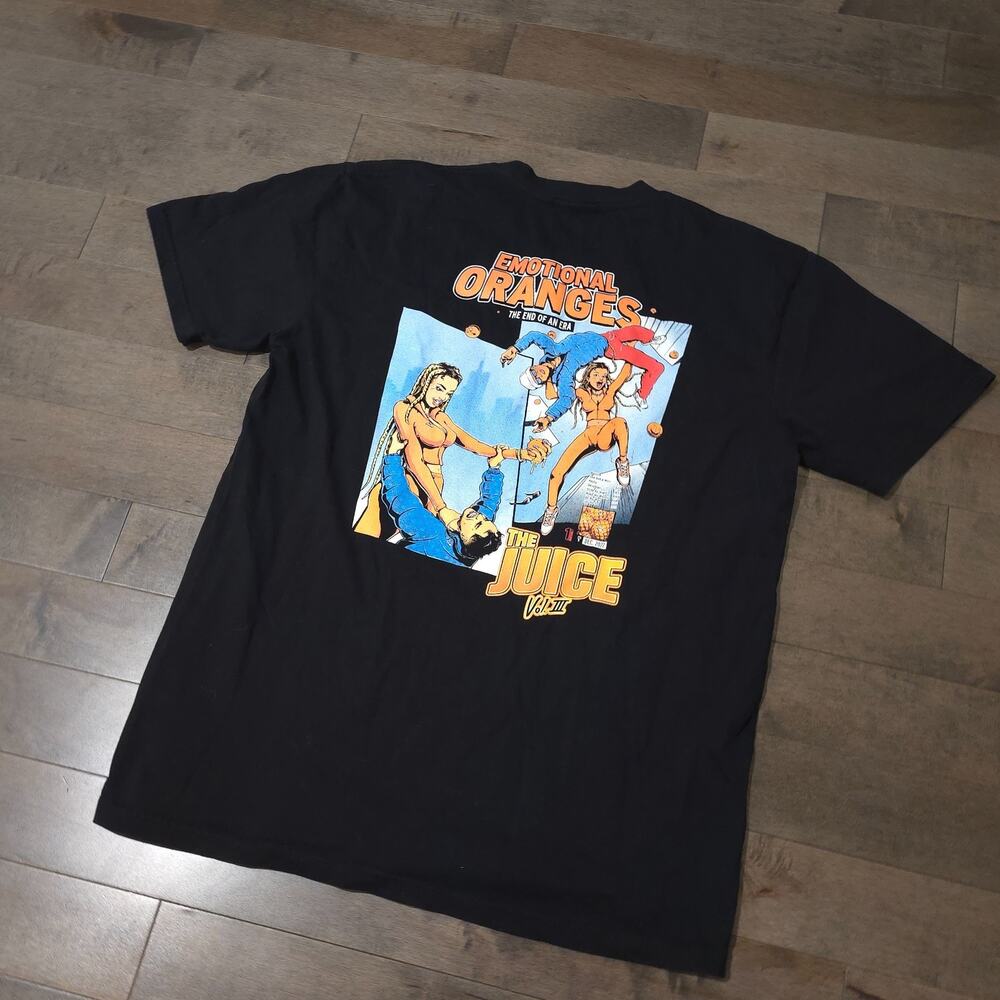 Sour Orange The Juice Vol 3 Emotional Oranges T Shirt Black Graphic Tee - Picture 5 of 10